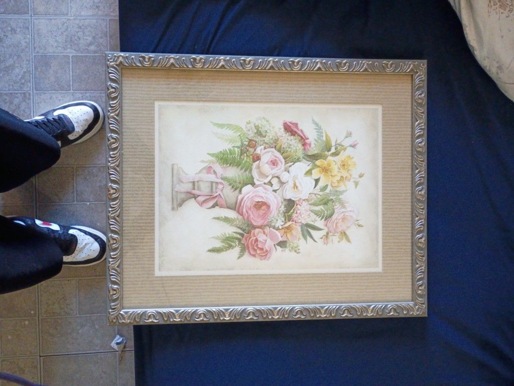 Framed Floral Print By Lisa Audit