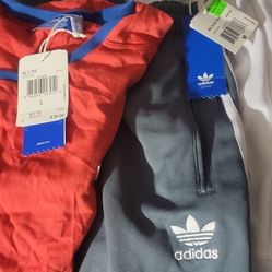 Adidas sweatsuit -M & tshirt Men - L