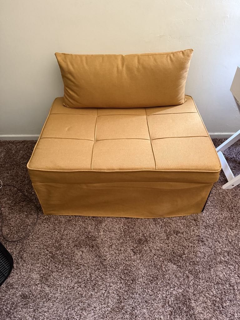 Ottoman, Chair, Bed Converts 