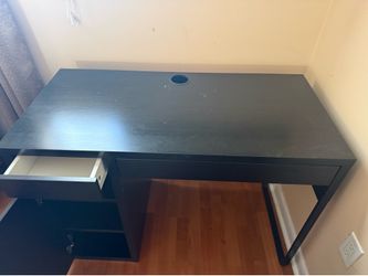 Black desk