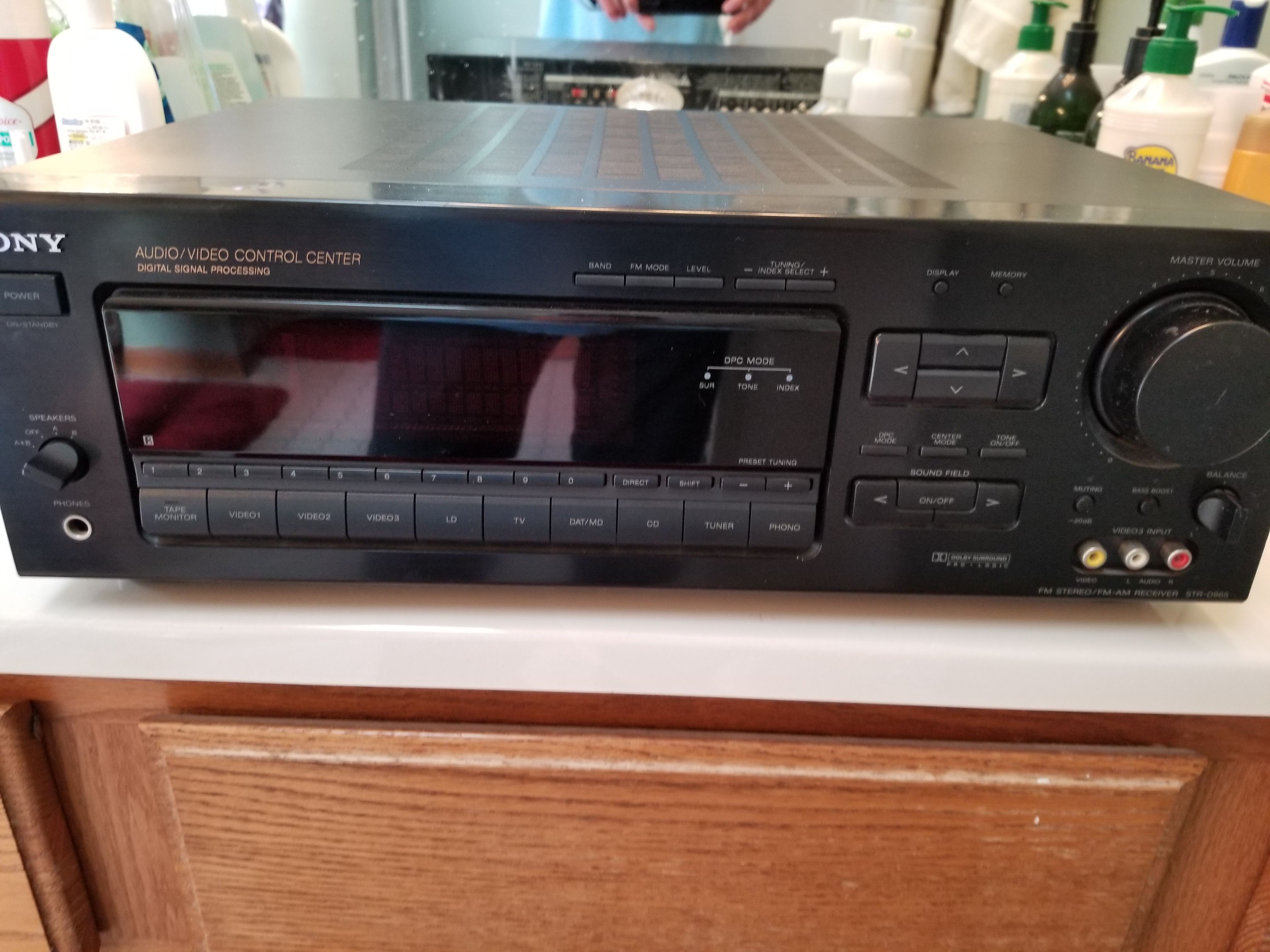 Onkyo tx sv7m receiver no remote