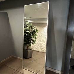 Tall standing mirror