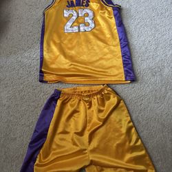 LA Lakers Jersey LeBron Jersey For Kids With Short