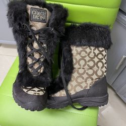Coach Size 8 Boots For Woman 