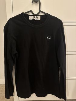 CDG Black Long Sleeve T-Shirts