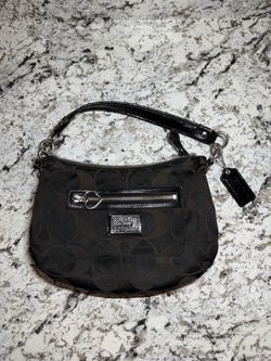 Coach Poppy Daisy Signature Hobo Bag F20044 Cross Body And Short Strap Y2K