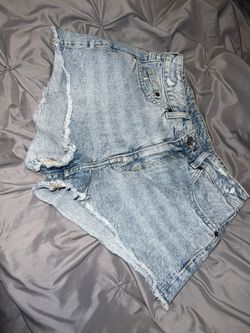 Light Blue Jean Shorts