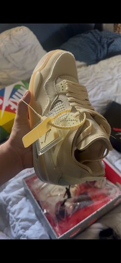Jordan 4 Retro OFF-WHITE SAIL