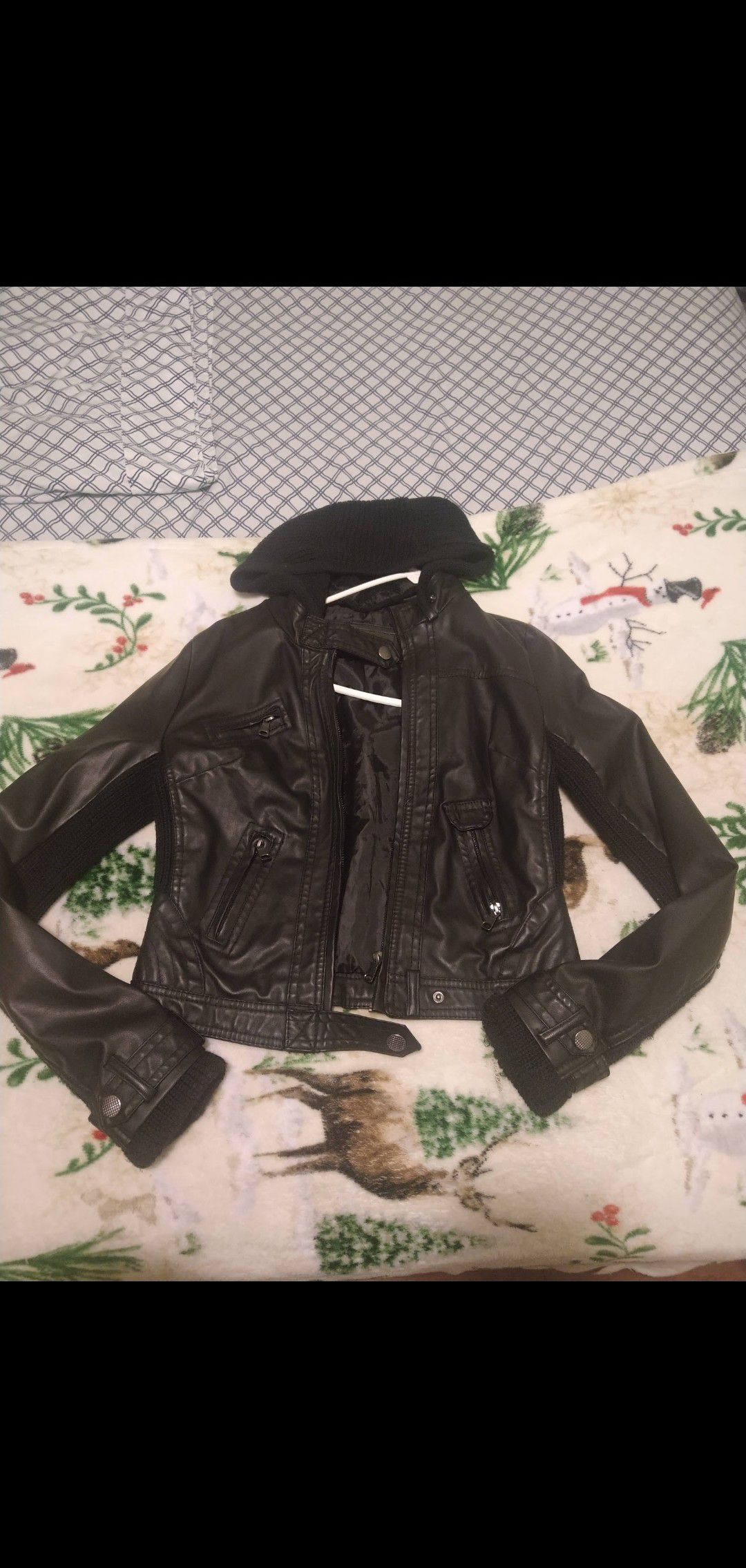 Leather jacket ci Sono by cavalini size M
