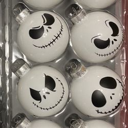 Box Of 8 Nightmare Before Christmas Ornaments Your Choice Of Jack Or Zero