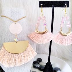 💖Feathered Jewelry Sets 