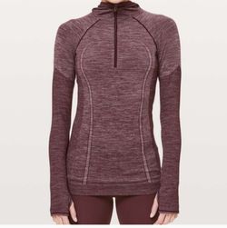 Lululemon Swiftly Wool 1/2 Zip Hoodie - Size 10