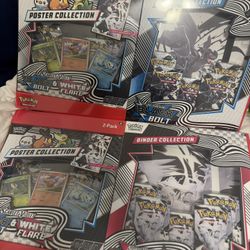 Black Bolt and White Flare Poster & Binder Collection