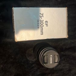 Canon EF 75-300mm f/4-5.6 III Telephoto Zoom Lens