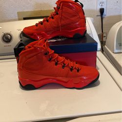 Jordan Retro 9 Chili Red Size 9.5