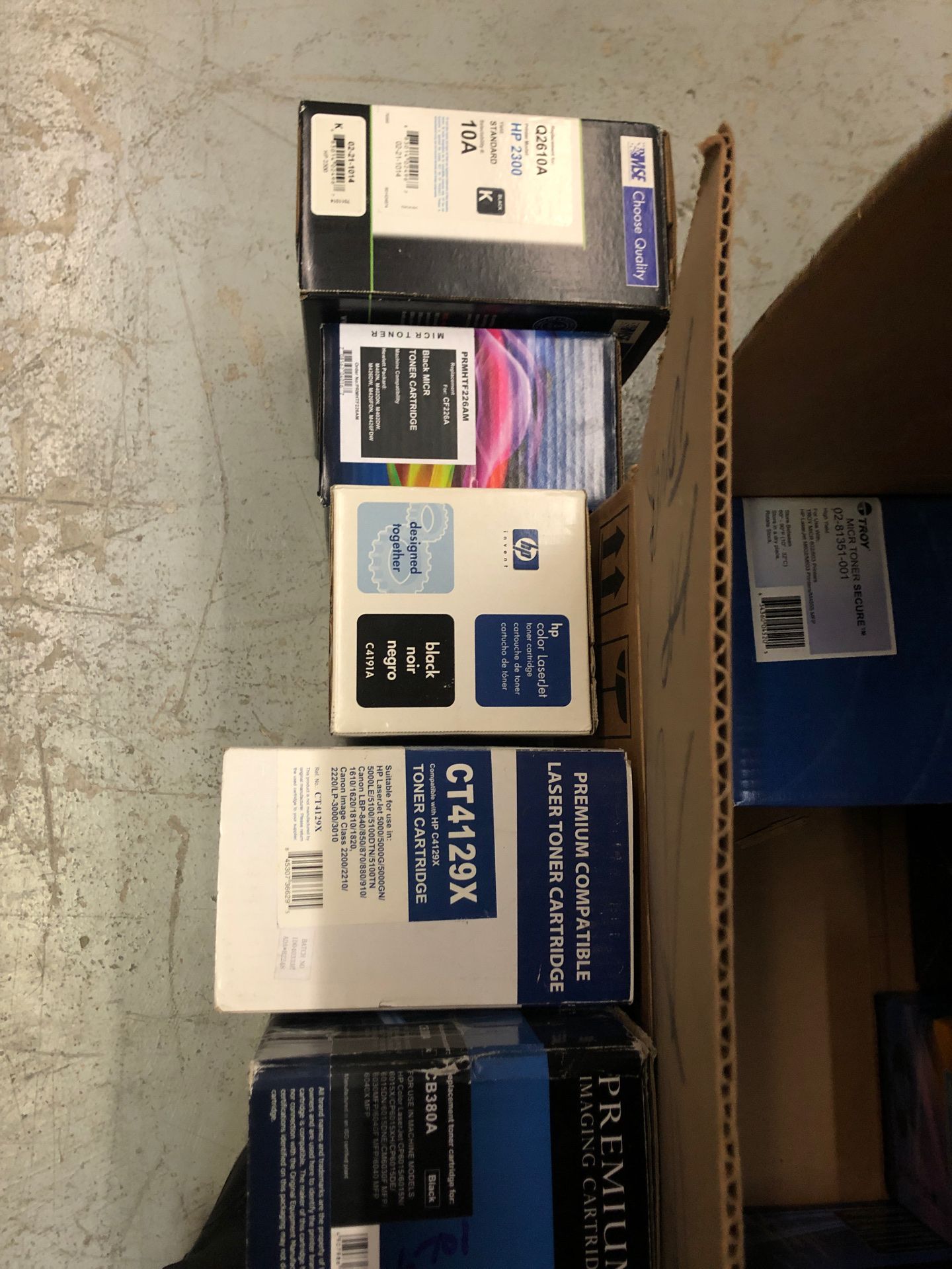 Hp toner or compatible a lot of micr toner for checks and stuff micr toner is expensive obo