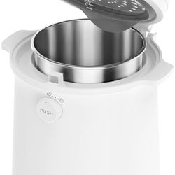 3L Stainless Steel Humidifier Easy Clean with Steam Warm Mist, Dishwasher Safe Humidifier for Bedroom, with Sleep Mode, Timer and Auto-off Setting