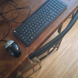 HP Keyboard And Mouse 