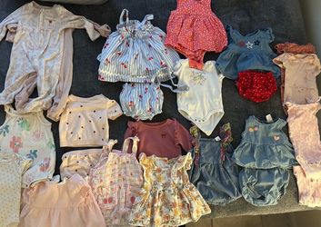 Baby Girl Clothing Bundle Mixed Lot 3-6 Months