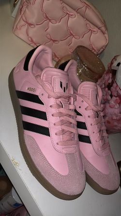 Adidas Samba Messi Indoor Soccer Shoes (PINK)