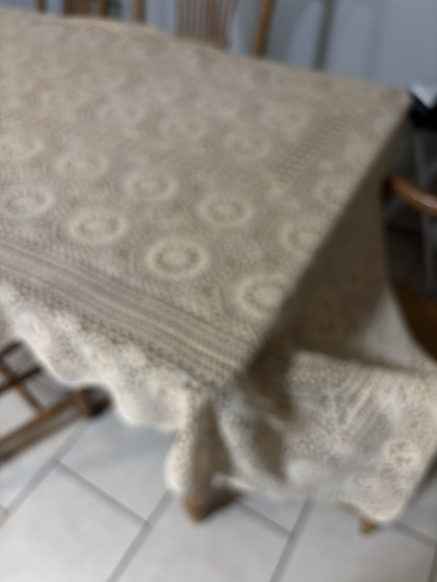 Table Cloth All Crochet Brand New With Out Package