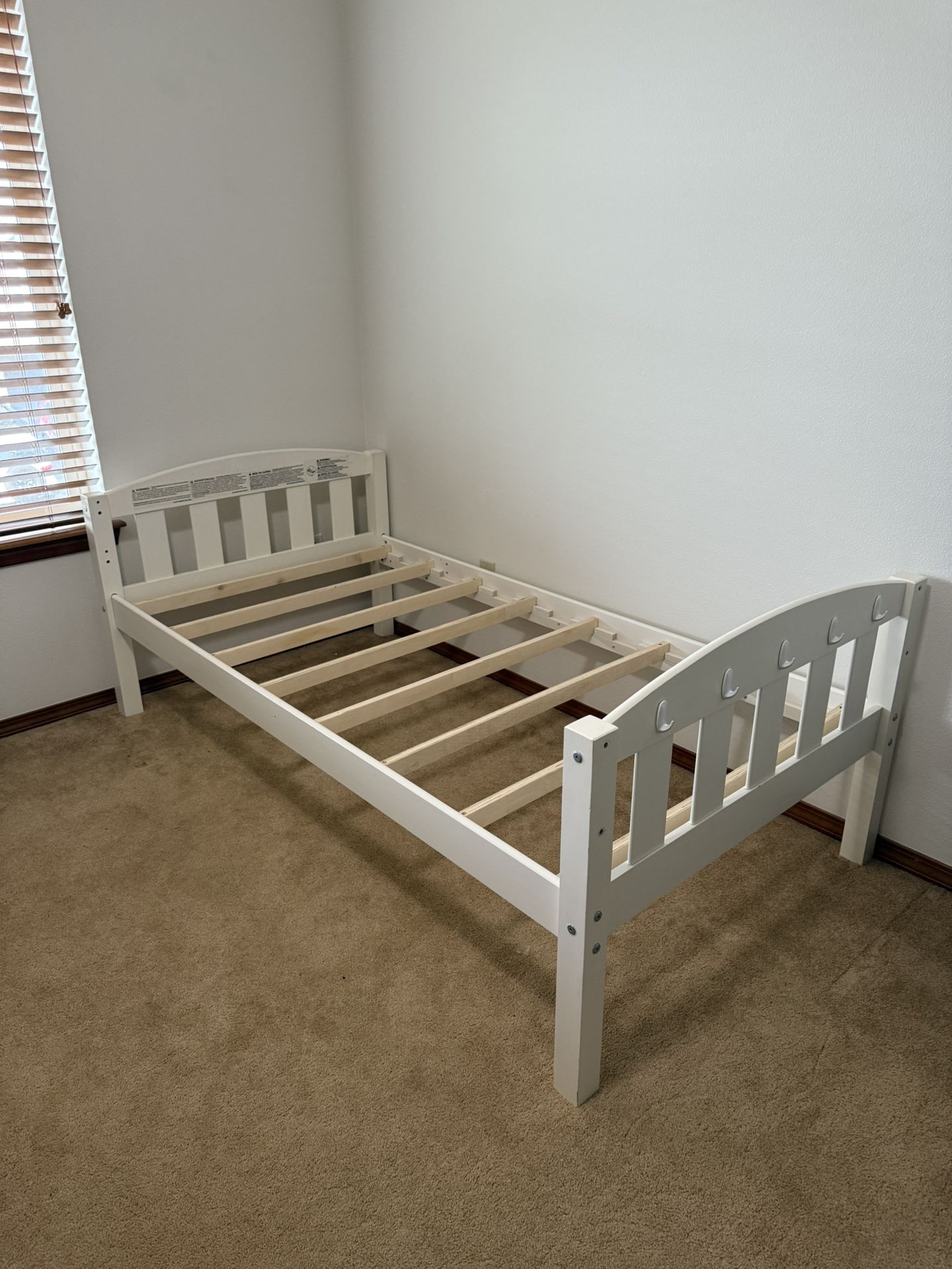 White Twin Bed Frame