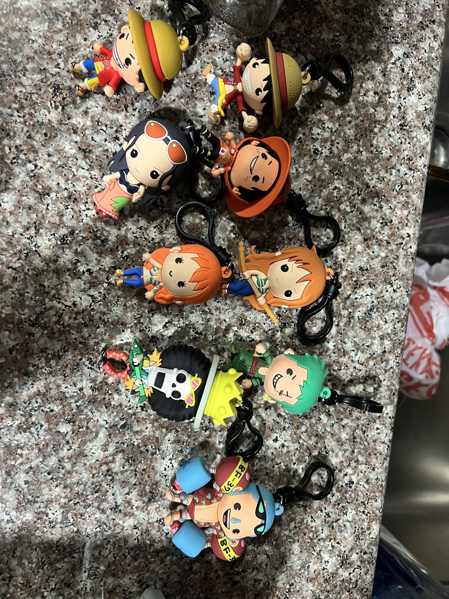 One Piece Bag Clip in Monogram Anime