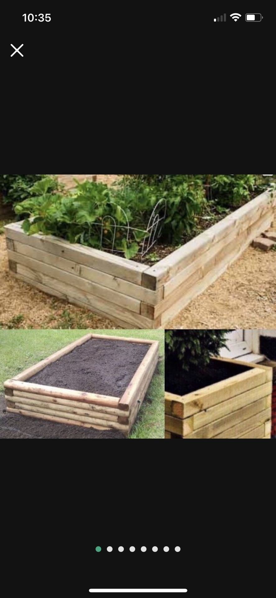 New Custom Raised Garden Planter Beds