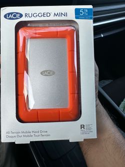 5 TB RUGGED MINI LACIE HARD DRIVE
