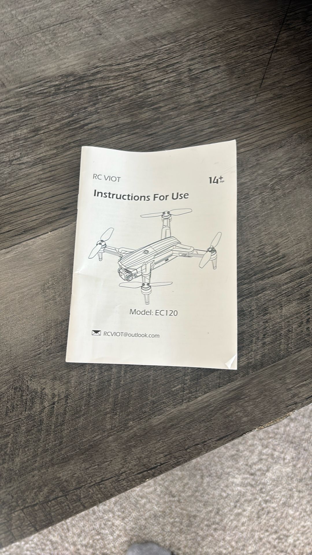 RCViot Ec120 4K Drone With Camera GPS And Remote Controller