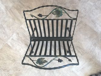 Beautiful Filigree Magazine Rack