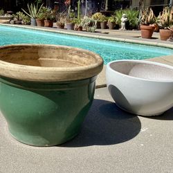 Two Ceramic Pots - $35 Firm For Both