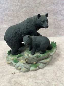 Porcelain Bear Family Figurine