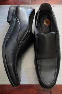 Perry Ellis Portfolio Black Dress Loafers Size 8