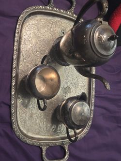 Vintage Silver Tea Set