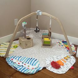 LOVEVERY Play Mat + Wooden Toys