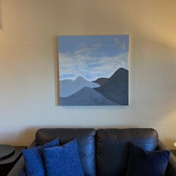 The Mountains Painting 34x34