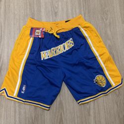 Golden State Warriors Just Don Shorts