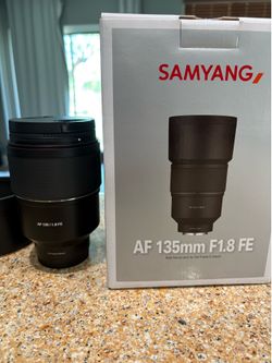 Samyang 135mm F 1.8 FE Sony lens full frame camera lens