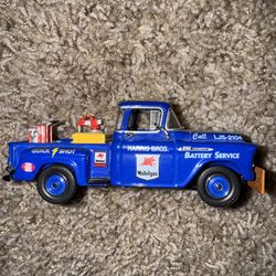 Matchbox-'56 Chevy 3100 Pickup Truck-Mobil Battery Quick Start-Roof Seal-1:43