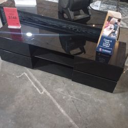 Black Glossy Tv Stand 