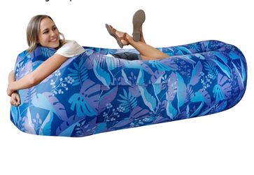Inflatable air couch lounger chair