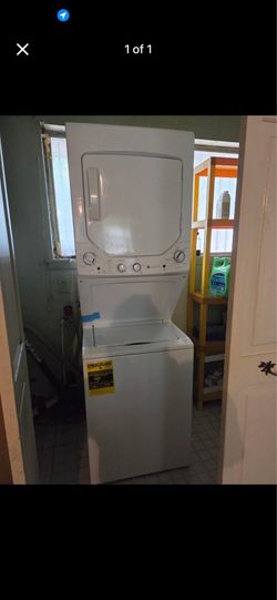 GE stackable washer/dryer