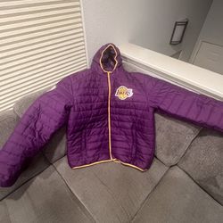 Los Angeles Lakers Parka Jacket Size 2XL  
