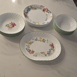 Vintage Corelle Chutney Swirl Dinnerware