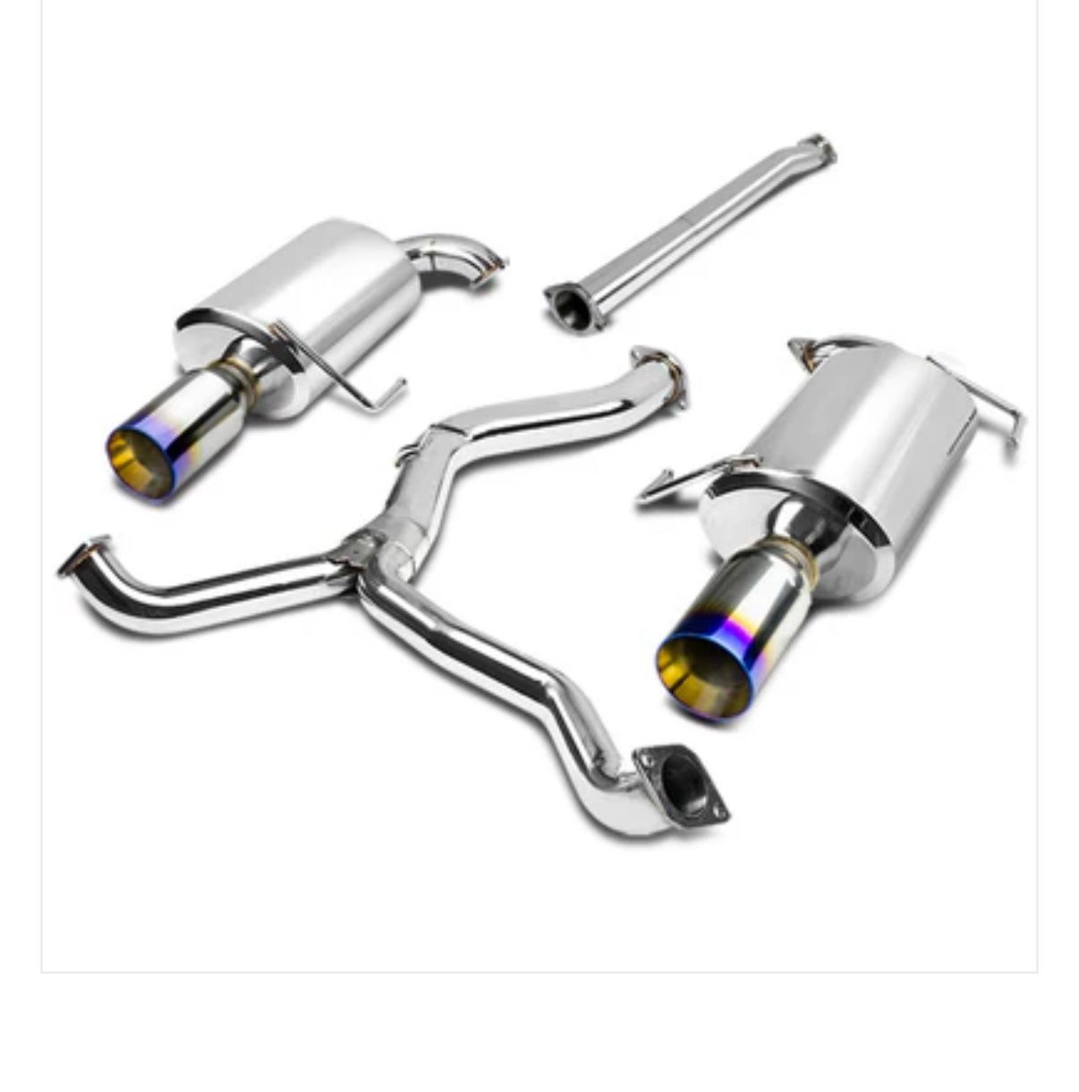 05-09 Subaru Legacy H4 Turbo stainless steel catback exhaust Hardware and gaskets