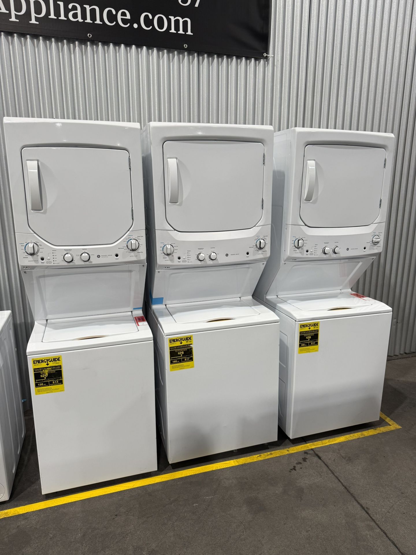 GE Laundry Center Washtower Washer Dryer Electro
