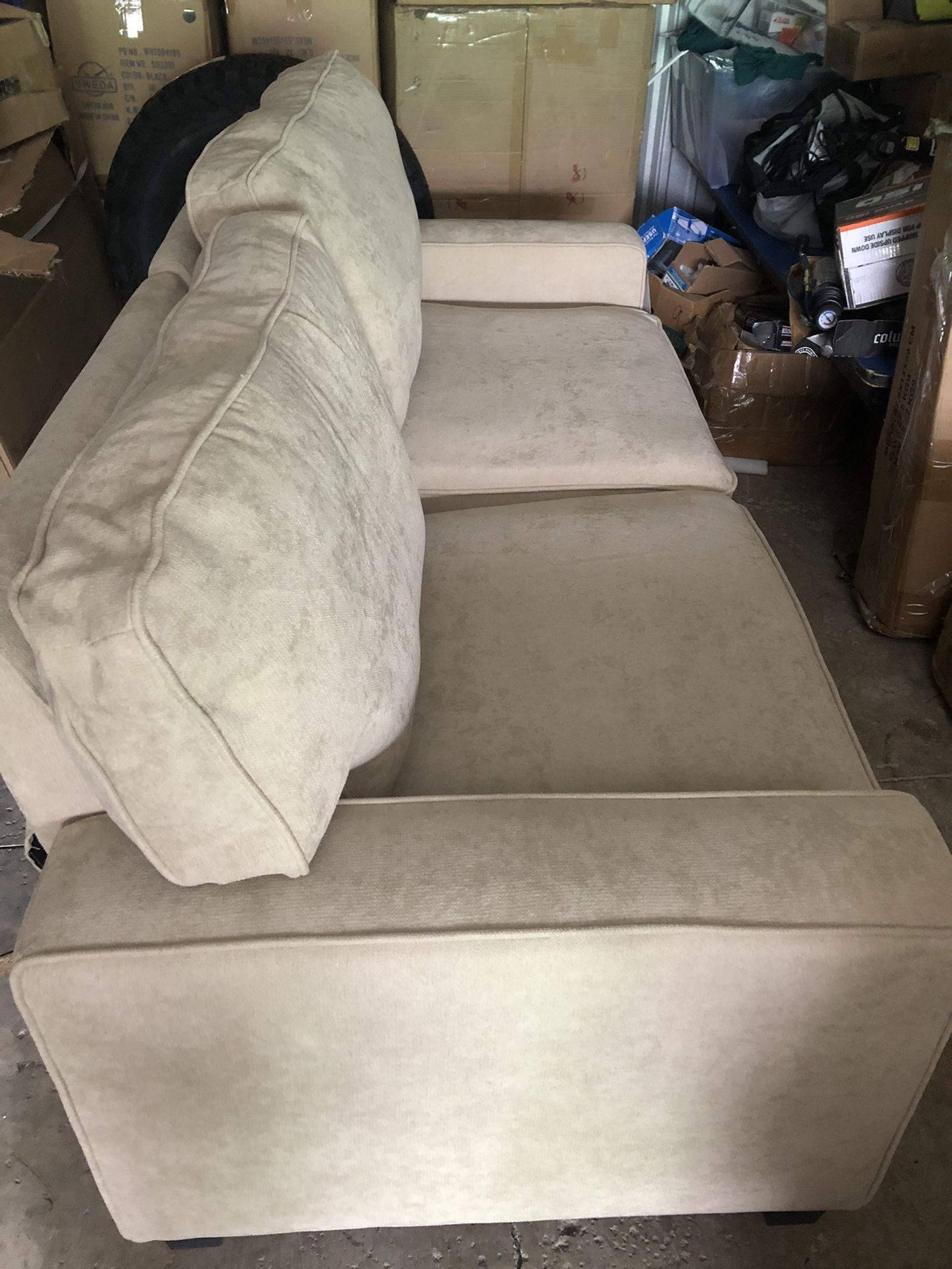 Brand New Sofa Great For Small Places Or Apts Beige Color