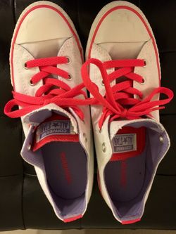 Converse white double tongue size 7.5