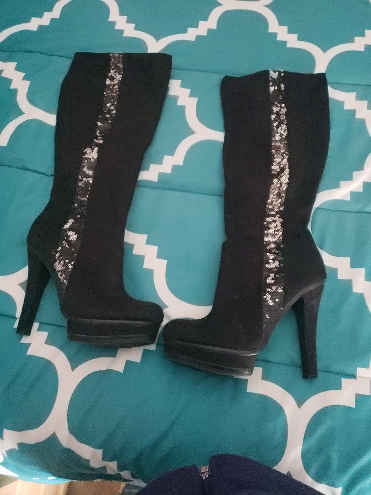 Just Under Knee High Fashion Boots